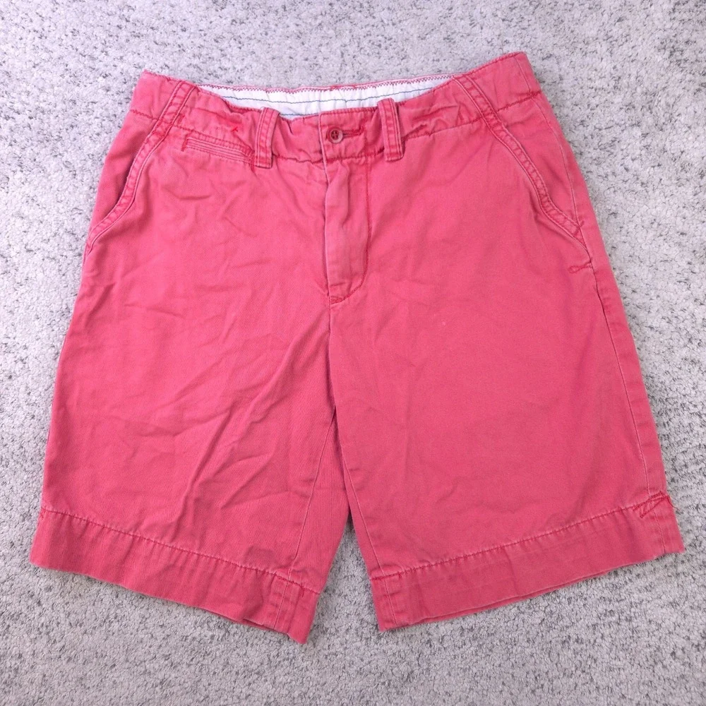 Polo Ralph Lauren Shorts Mens 30 Light Red Drawstring 10 Inseam Pony Logo Pink